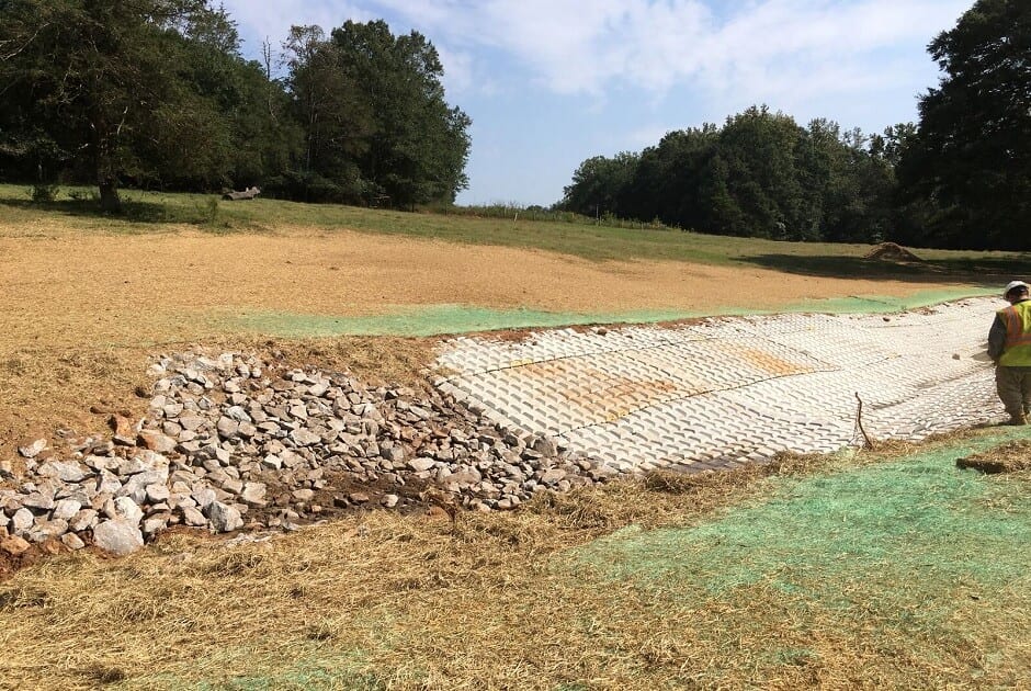 Prevent Pipeline Erosion with Sediment Basins and Flexible Down Drains