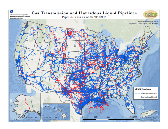 Northern Border Pipeline Map